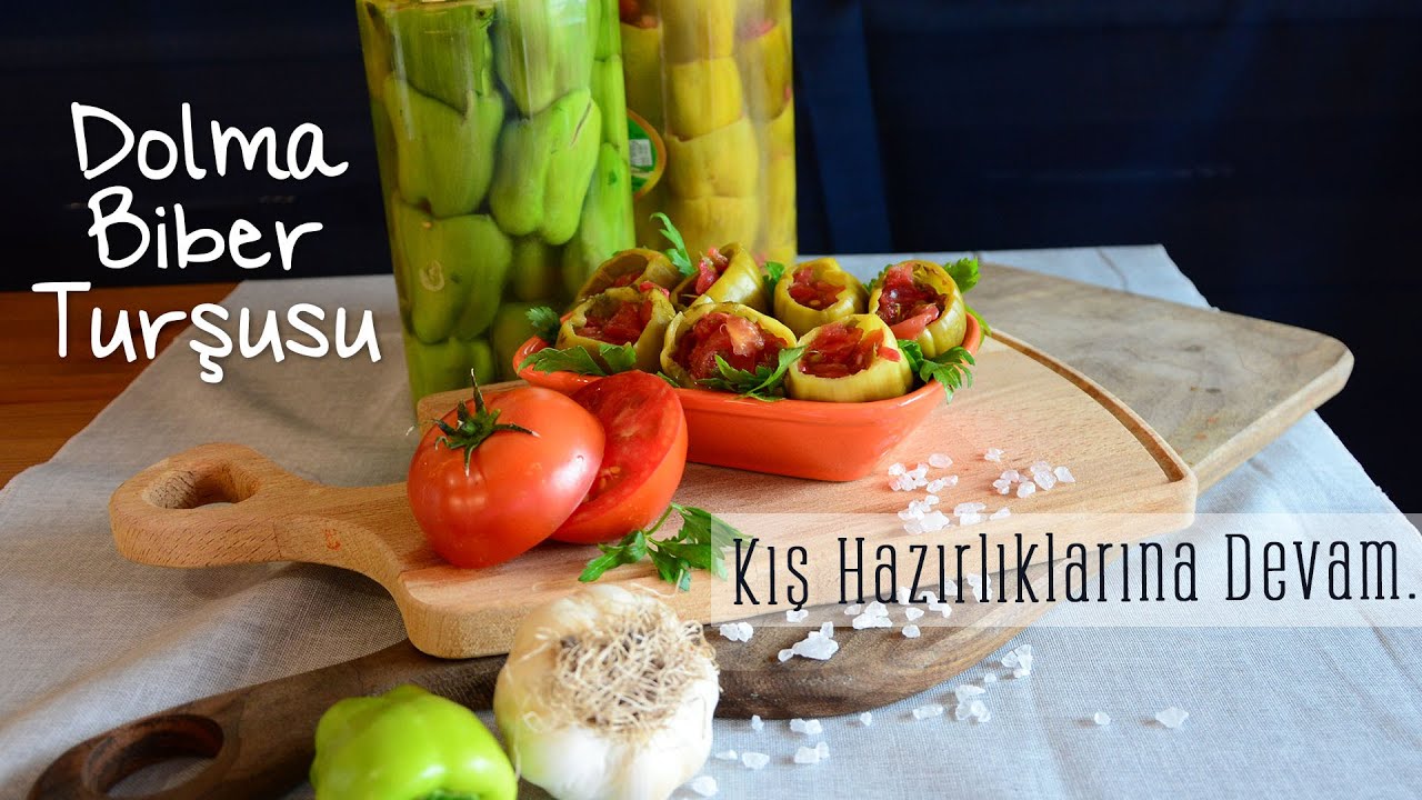Dolma Biberli Turşu. ❄⛄❄Soğuk Kış Günlerinde Dost Sofralarını Bu İçi Dolu Turşucuklarla Süsleyin✨🥰✨