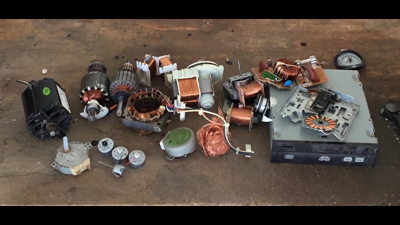 Scrapping small copper bearing motors for cash. Which ones are worth taking apart for the #2 copper?