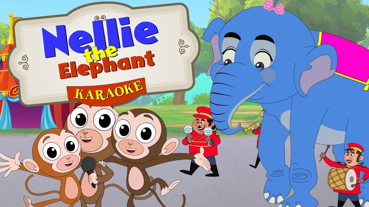 Song For Kids: Nellie The Elephant  (Karaoke Version) | Learn English By Singing
