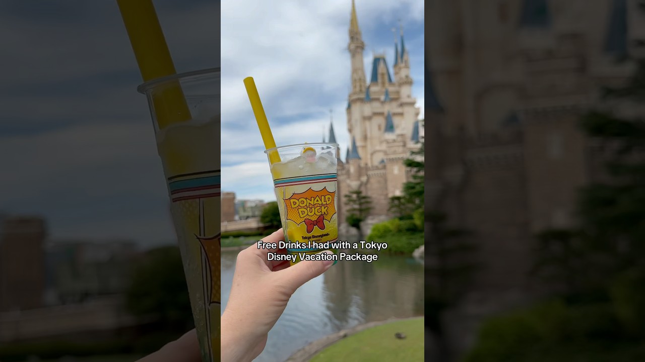 The Tokyo Disney Vacation Package gives you unlimited drinks! #shorts