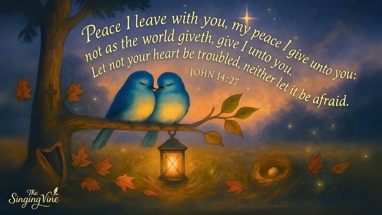 🎶 Bluebird&rsquo;s Peace &mdash; Christian Lullaby Story (John 14:27 KJV) | The Singing Vine 🕊️🍂