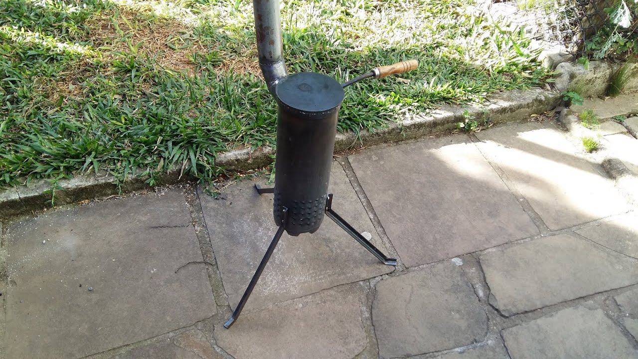 Mini homemade wood heater / stove