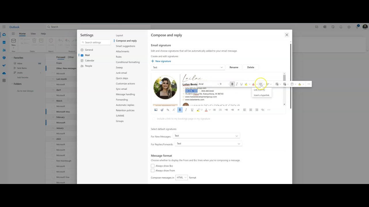 HTML Email Signature Install - New Outlook & Outlook Web App (OWA) - 2024 Update