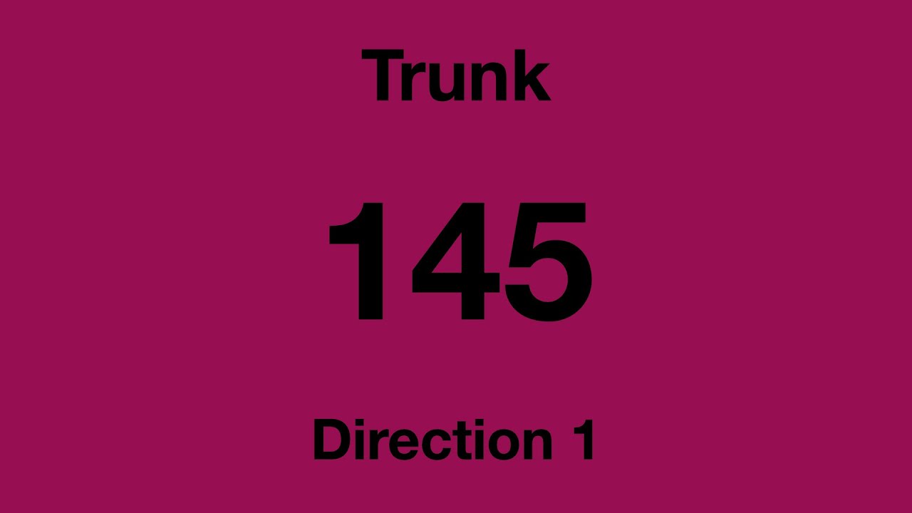 [SBS Transit] Trunk Bus Service 145 - Direction 1 Hyperlapse