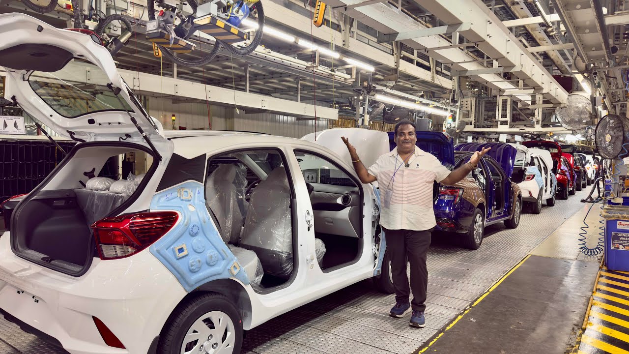 இது எப்படி உருவாக்கப்பட்டது ? How Cars Are Made ?ஒரு கார் தயாரிப்பின் முழு வீடியோ Hyundai Plant Tour