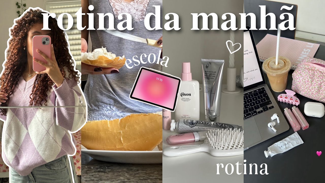 rotina da manhã REAL comigo!! || atualizações, escola, self care, breakfast🎀