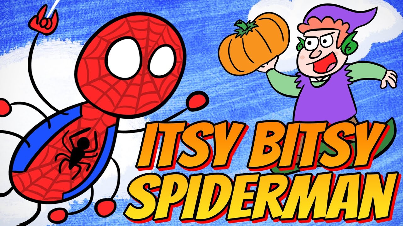The Itsy Bitsy Spiderman 🕷️ A SUPERHERO 🦸 Nursery Rhyme for PreSchool Kids | Cool School