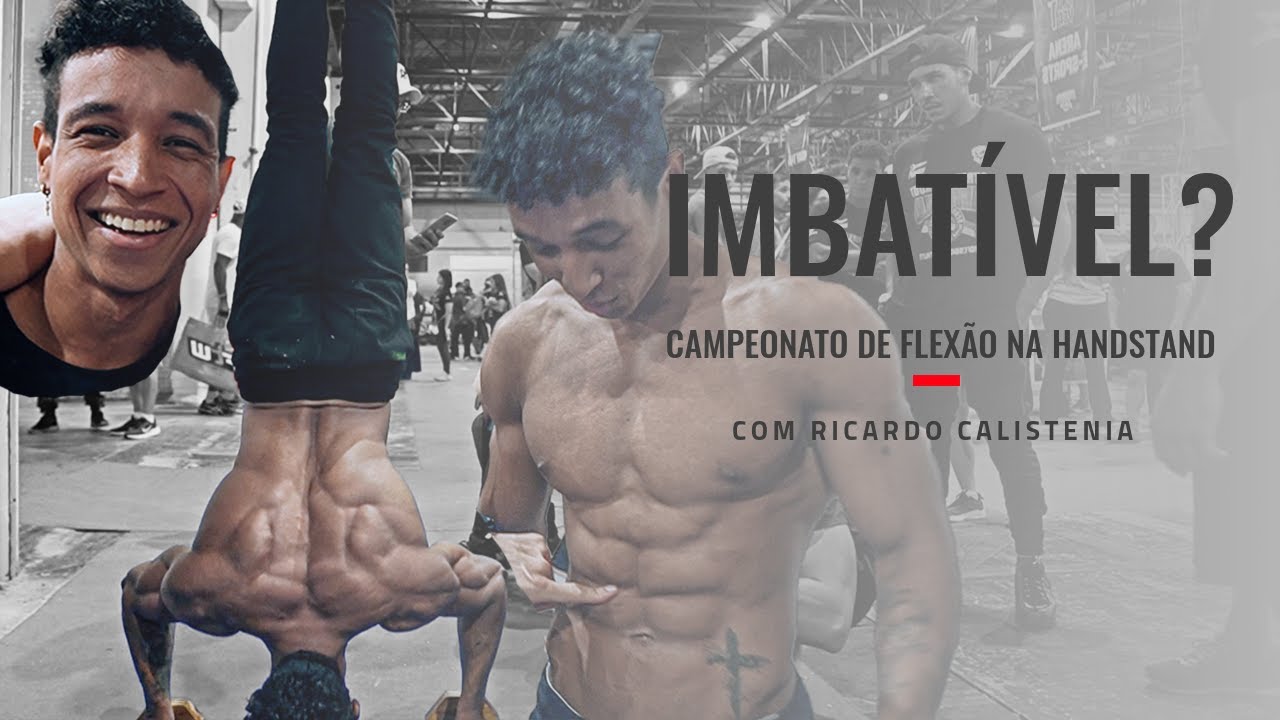 Máximo de flexões na HANDSTAND ft @RicardoCalistenia