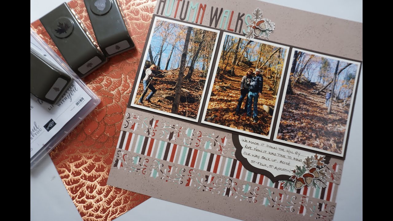 Scrapbook Layout #116 (Punched Out Thursday To Die For)