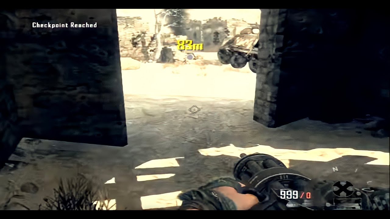 The secret Minigun in Old Wounds (BO2 campaign)