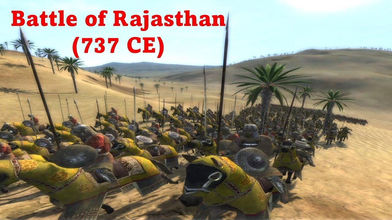 Rajputs Halt the Arab Invasion of India | Battle of Rajasthan (737 AD) | Total War Battle