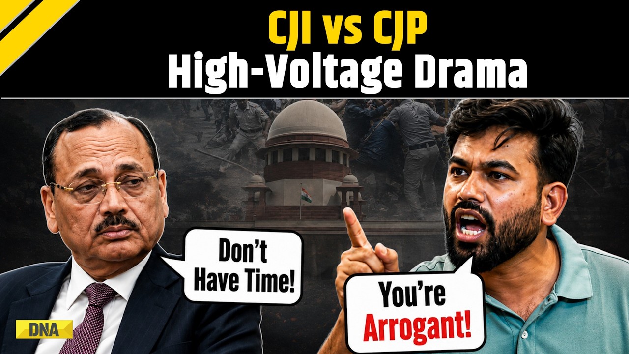 CJP Protest: 'Don't Waste Our Time' Vs 'Arrogance Not Good' Big Showdown At Supreme Court