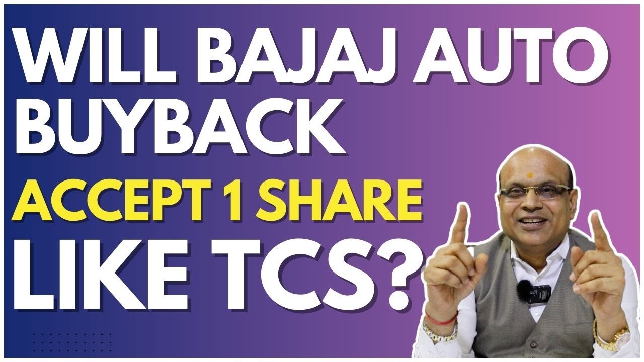 Will Bajaj Auto Buyback Accept 1 Share like TCS? | Bajaj Auto Buyback GMP Analysis