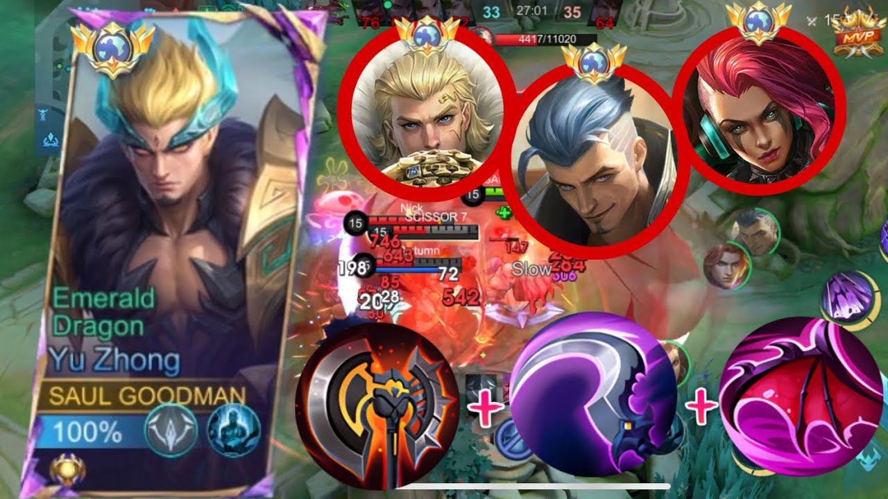 INTENSE MATCH AGAINST THESE SUSTAIN META HEROS IN GLORY LOBBY | YU ZHONG NEW BUILD - 2026