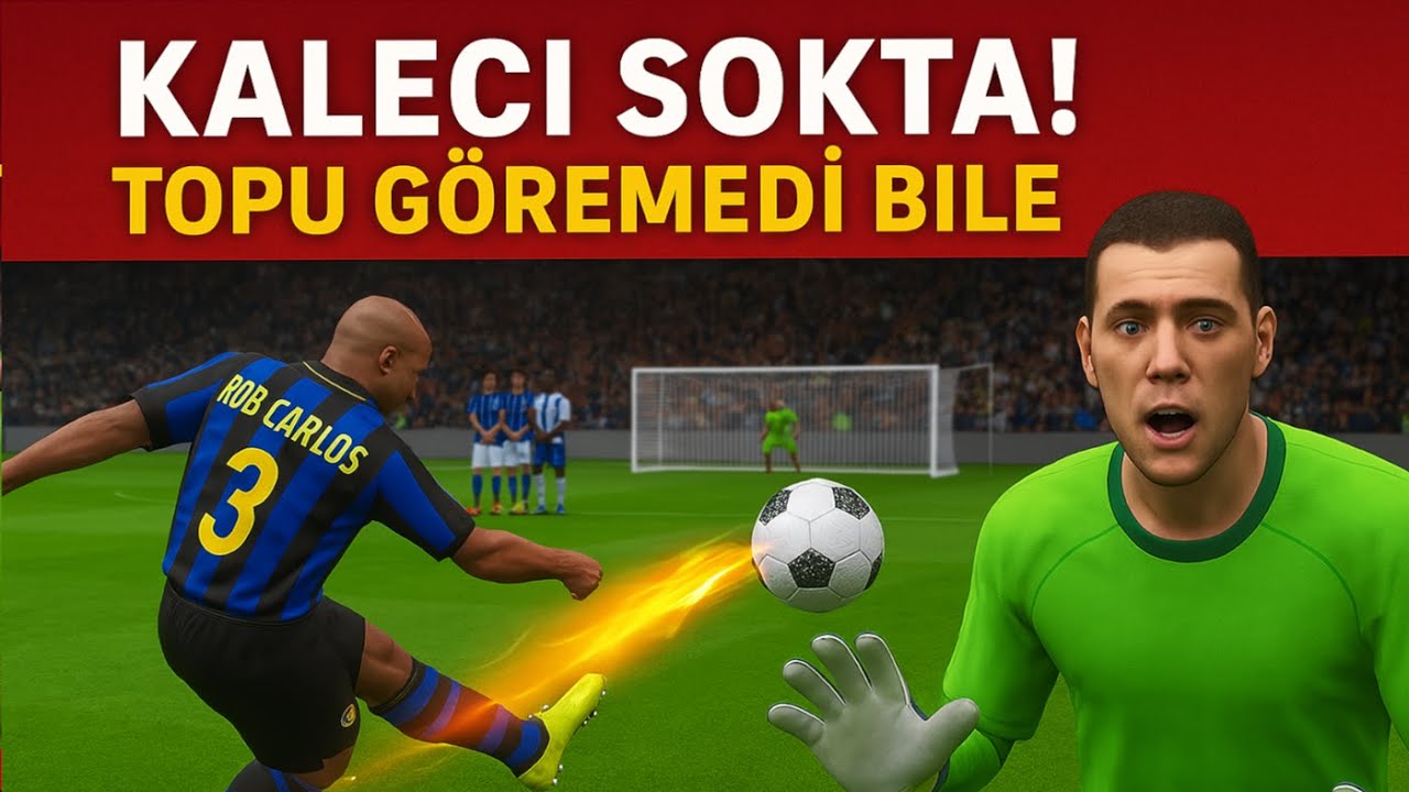 ROBERTO CARLOS İLE FRİKİK GOLÜ ! TİKTOKÇU DİZİLİŞİ İLE MAÇLARDA HARİKA FRİKİK GOLÜ eFootball Mobile