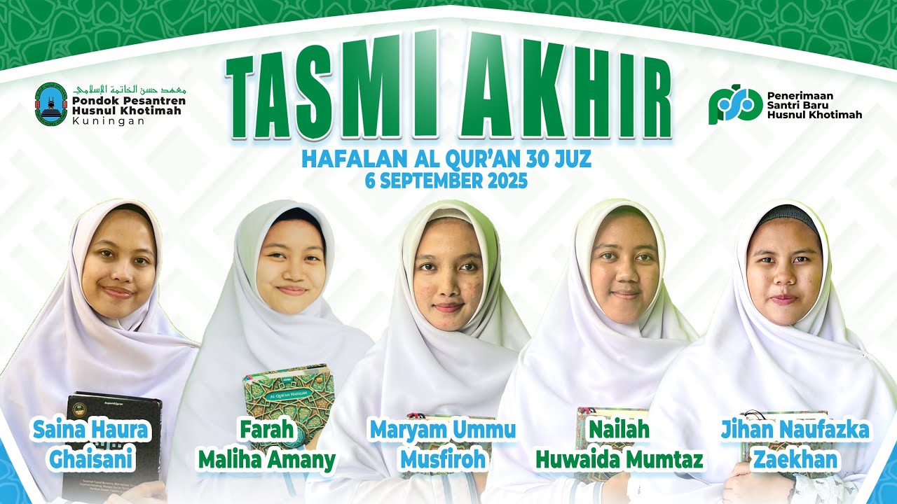 TASMI AKHIR HAFALAN QUR'AN 30 JUZ