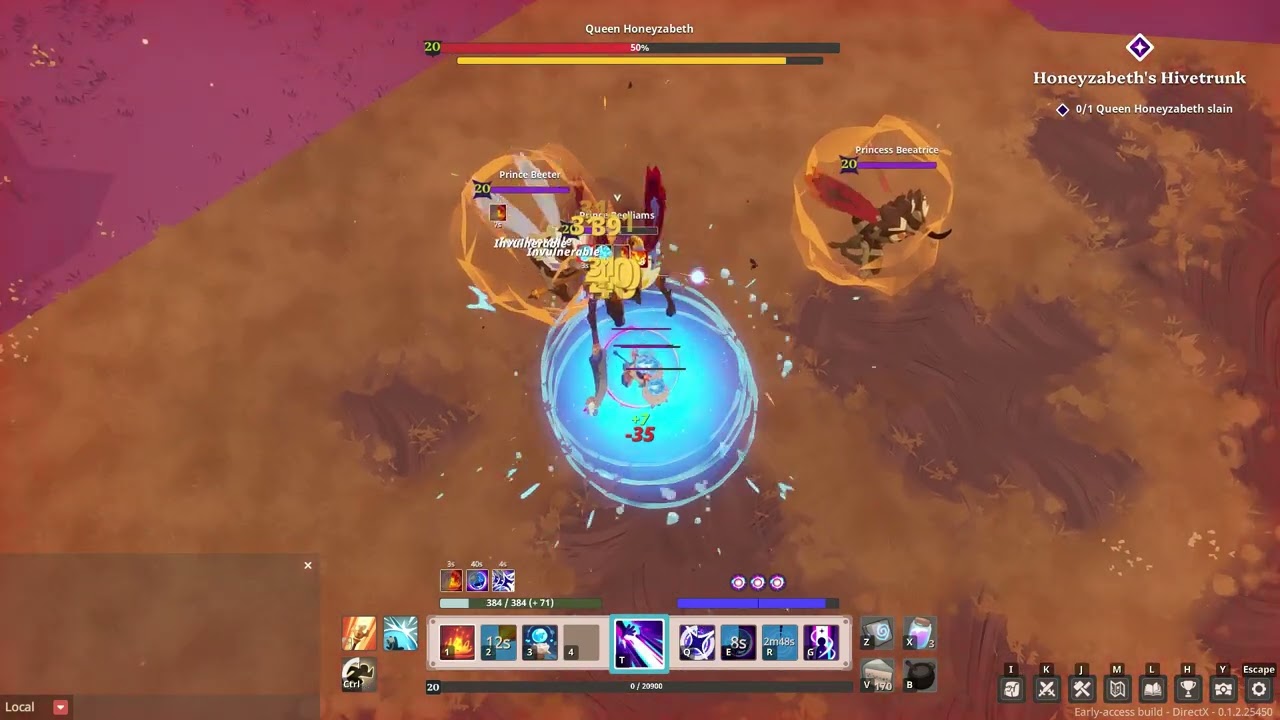 Farever - Mage Build - End Game Dungeon 1 minute run
