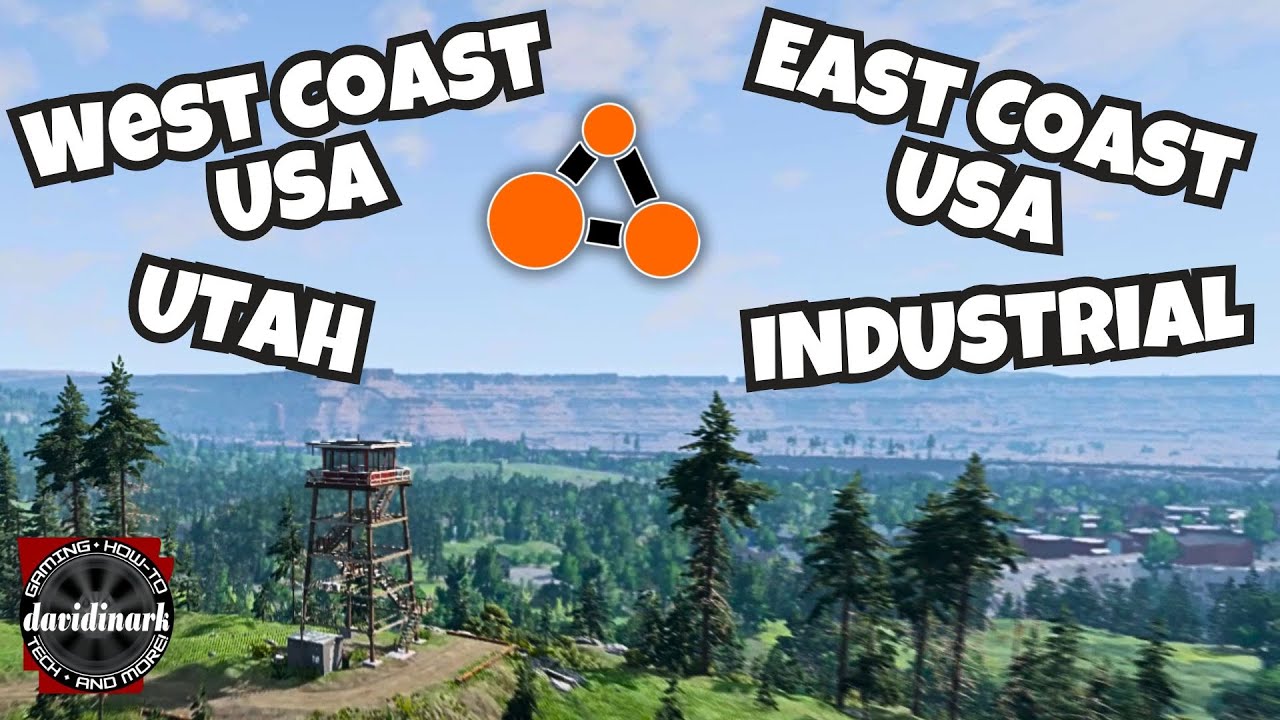 BeamNG Drive - FOUR Maps in ONE! MASSIVE Cruising map OGC TWO