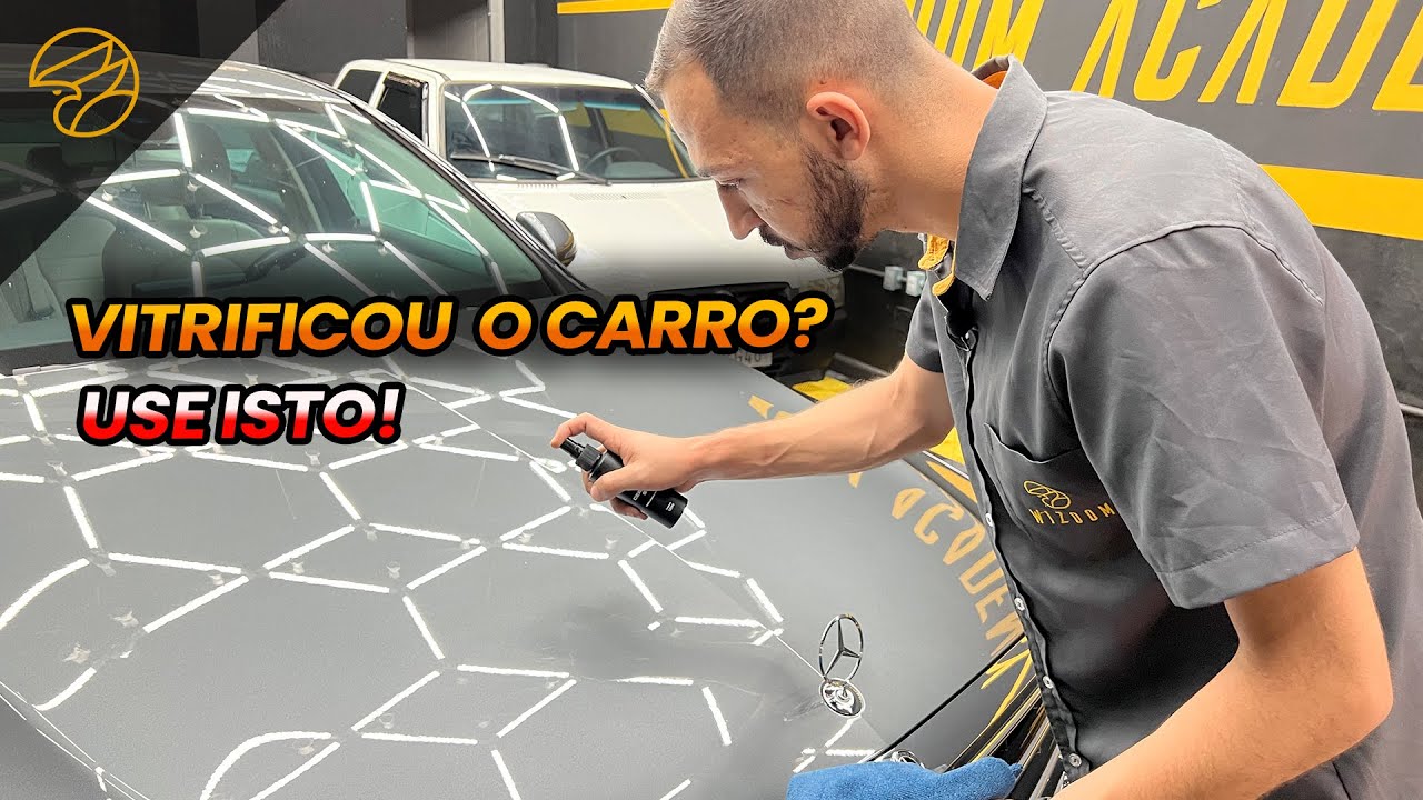 COMO FAZER MANUTENÇÃO EM CARRO VITRIFICADO | Rápido e prático!