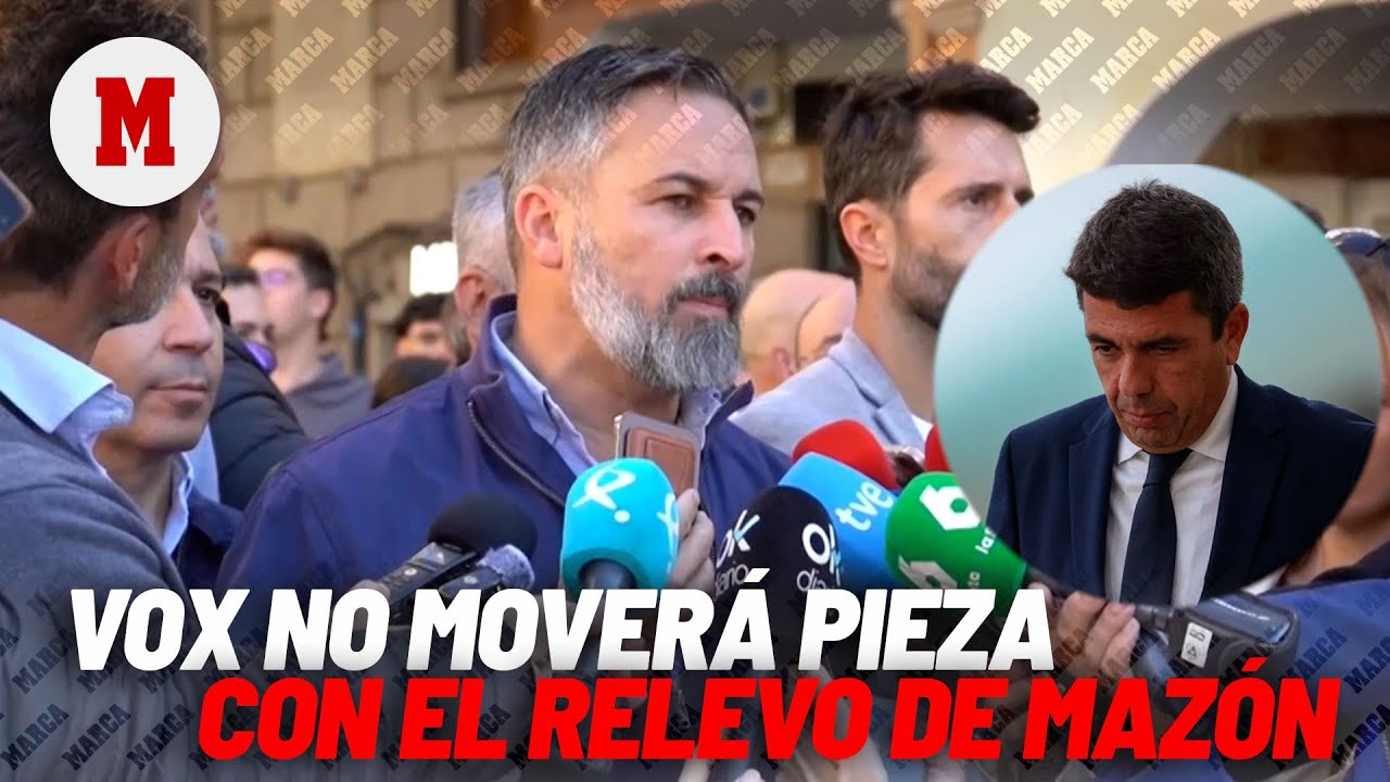 Abascal avanza que Vox no moverá pieza con el relevo de Mazón hasta que el PP 