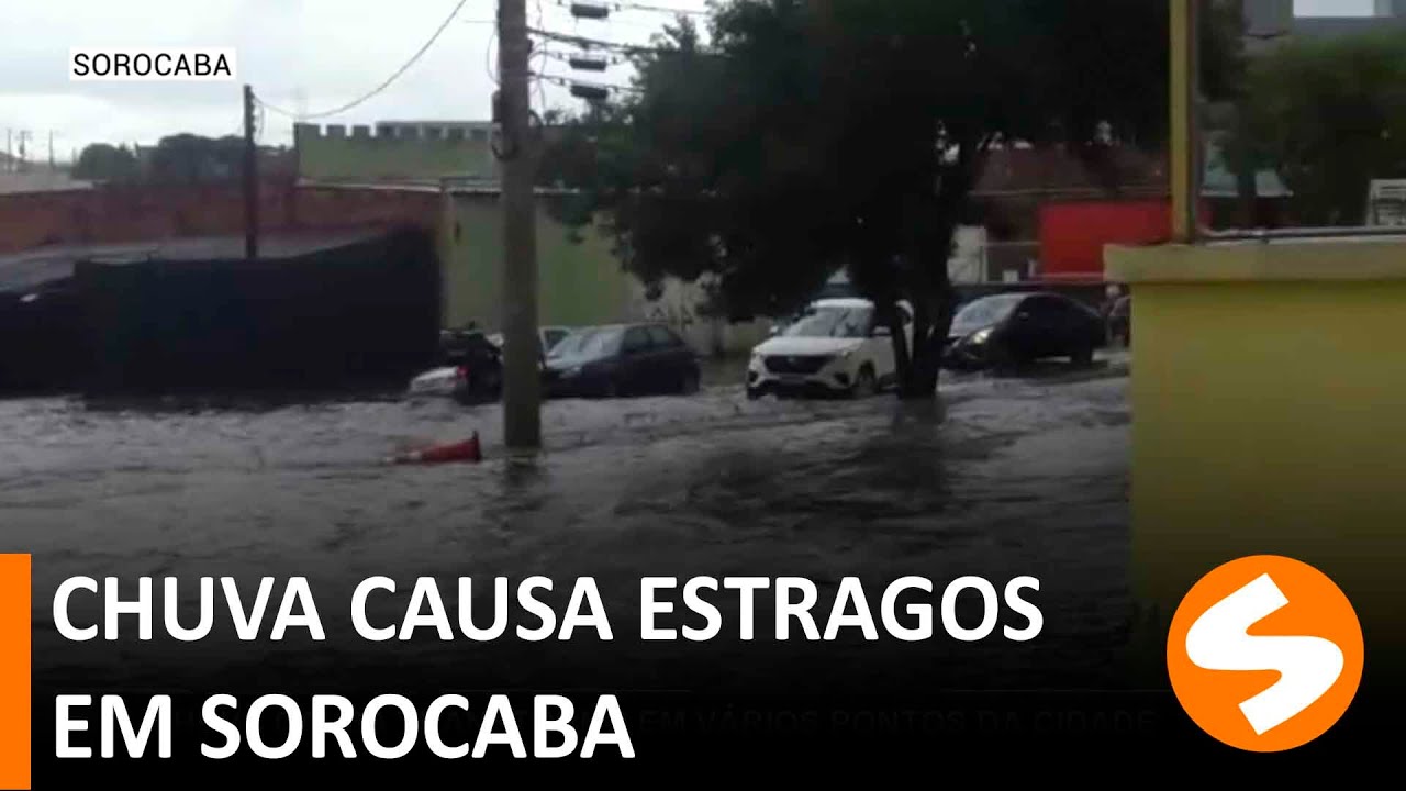 Chuva causa estragos em Sorocaba | TV Sorocaba SBT