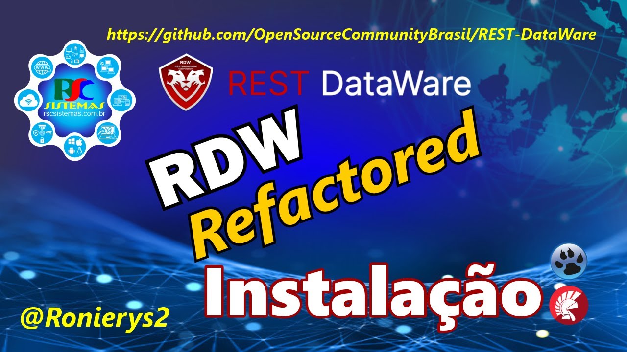 Instalando o RDW Refactored #parte02 #rdw #RestDataware  #XyberSportGames #delphi  #Ronierys2