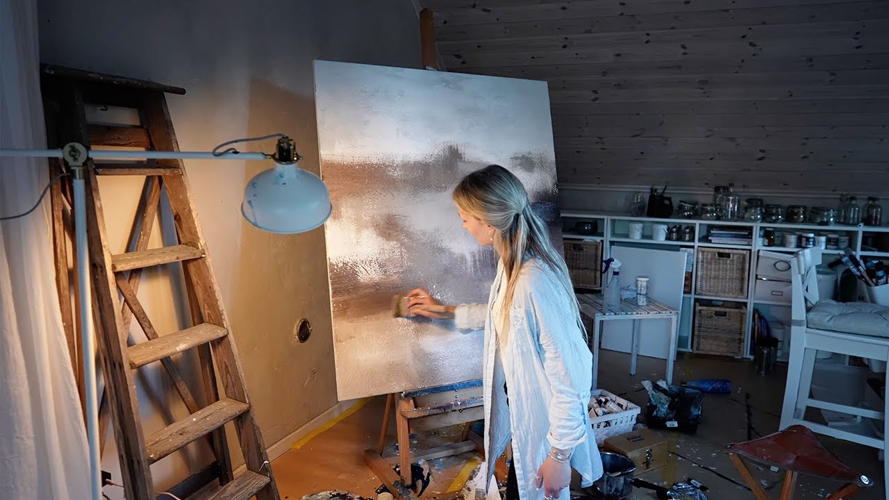 Echo of Earth - Original Earth Pigment Painting by Jonna Jinton