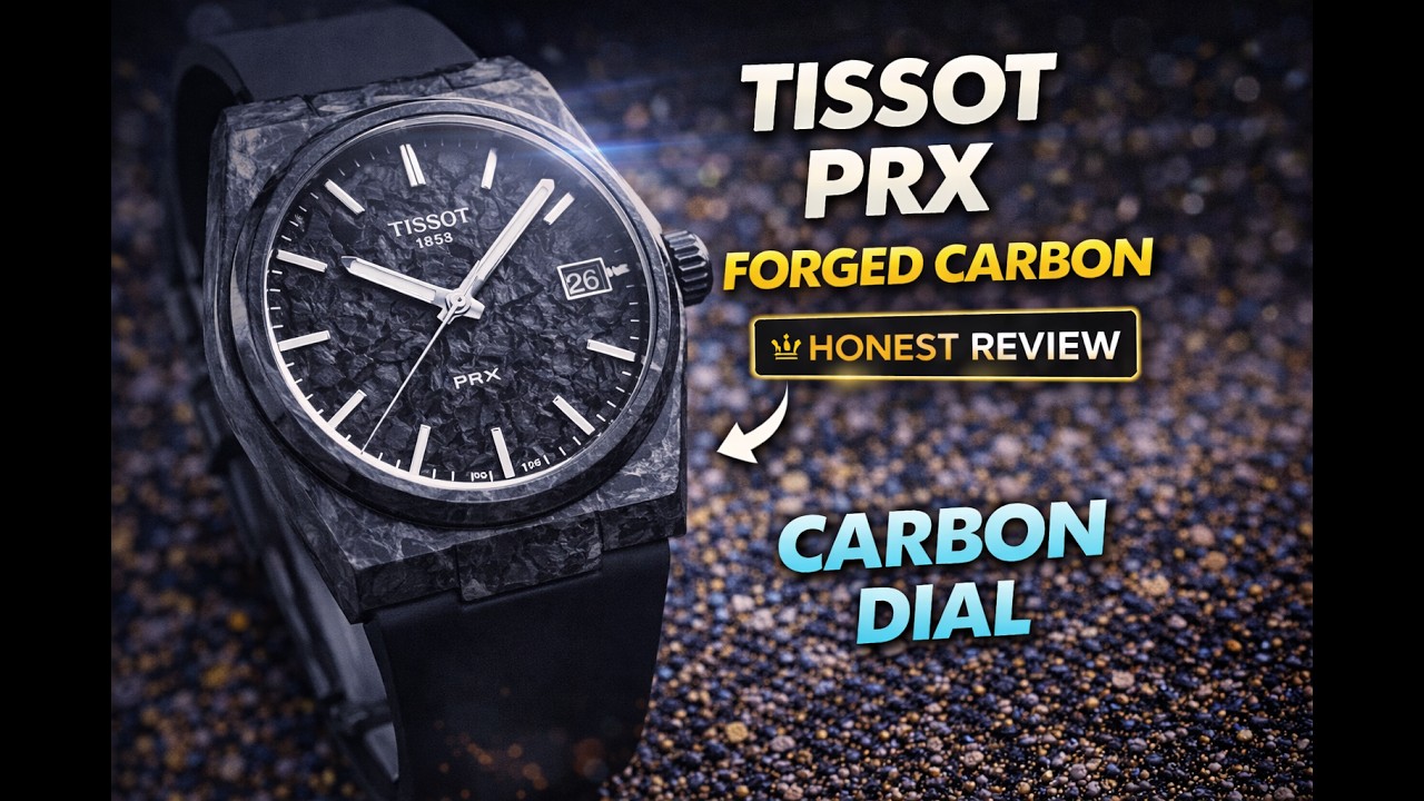Tissot PRX Forged Carbon Watch Review!