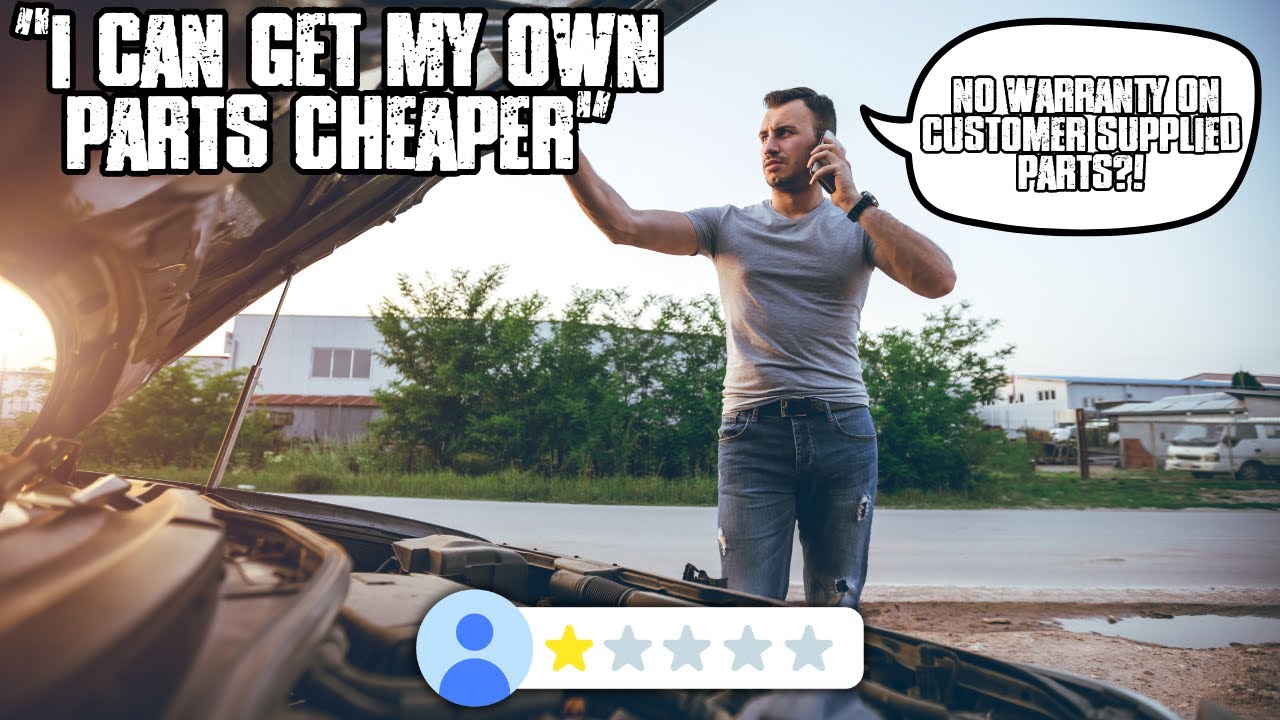 DEALING WITH CUSTOMER SUPPLIED PARTS...