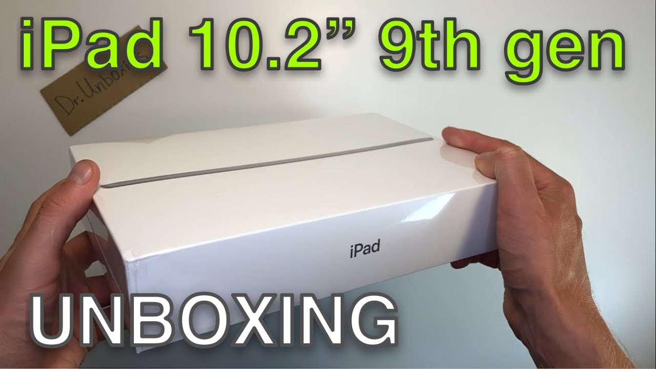 Apple iPad 10.2&rdquo; 9th gen unboxing