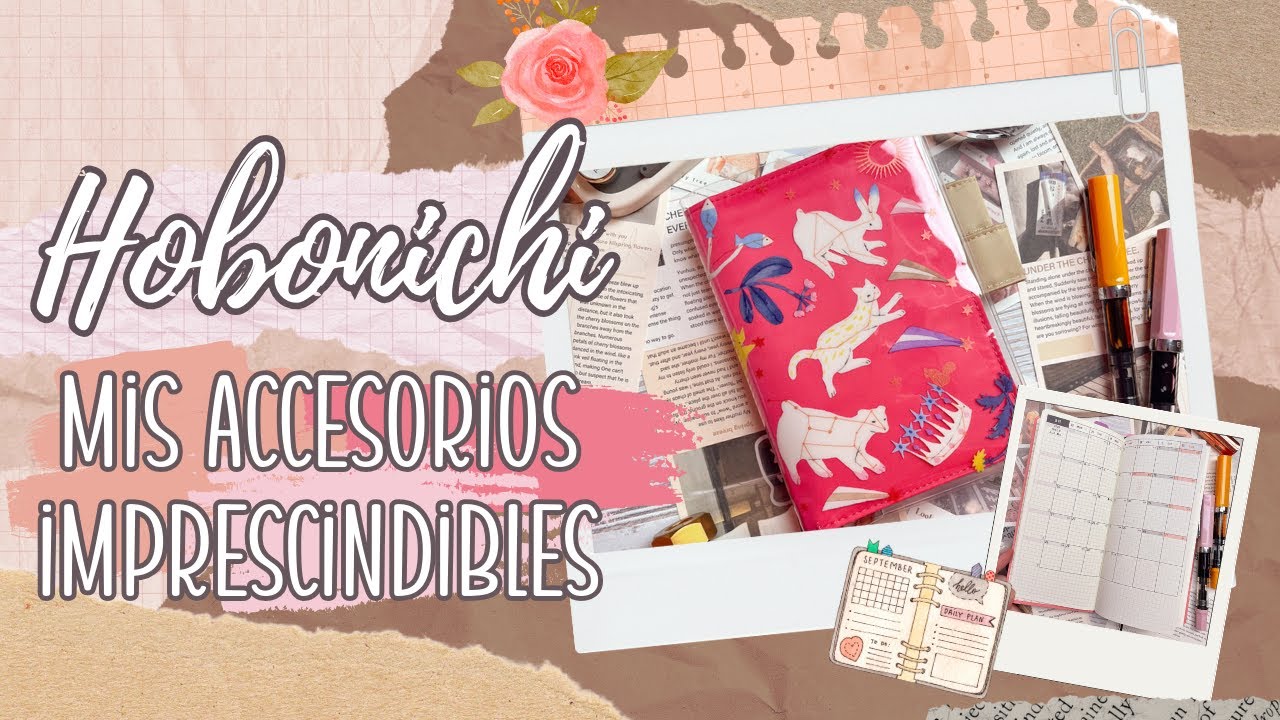 Mis IMPRESCINDIBLES para HOBONICHI | Saca el MÁXIMO PARTIDO a tu AGENDA