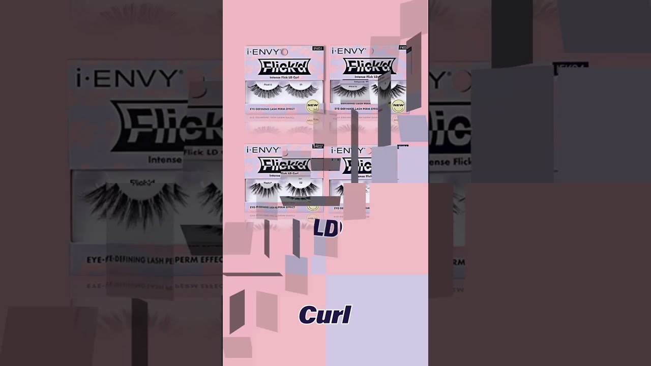 Get Glam with IENVY BY KISS 3D Flick'd Lashes: #Stunning Eye #transformation!