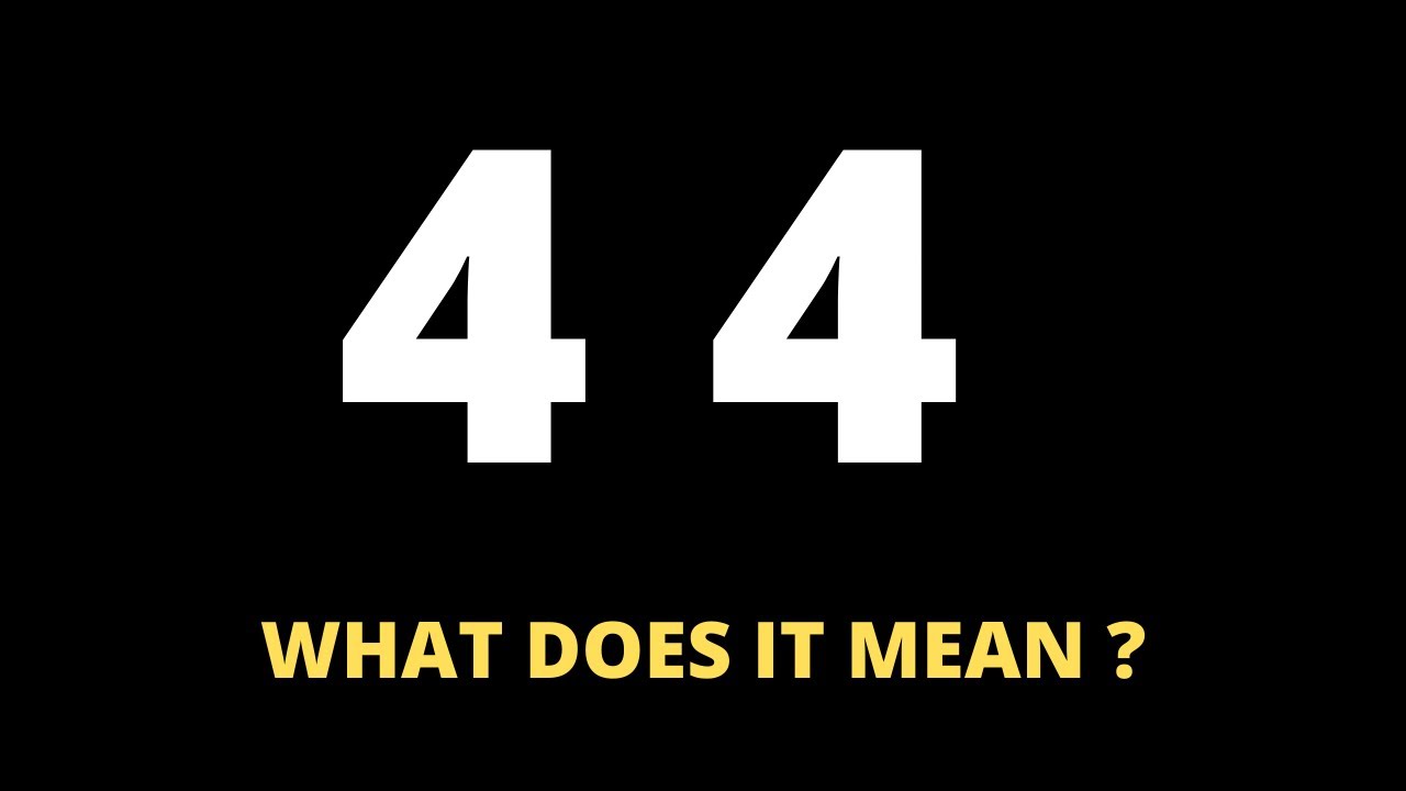 Значение ангельского числа 44 | Постоянно видите 44? (2020)