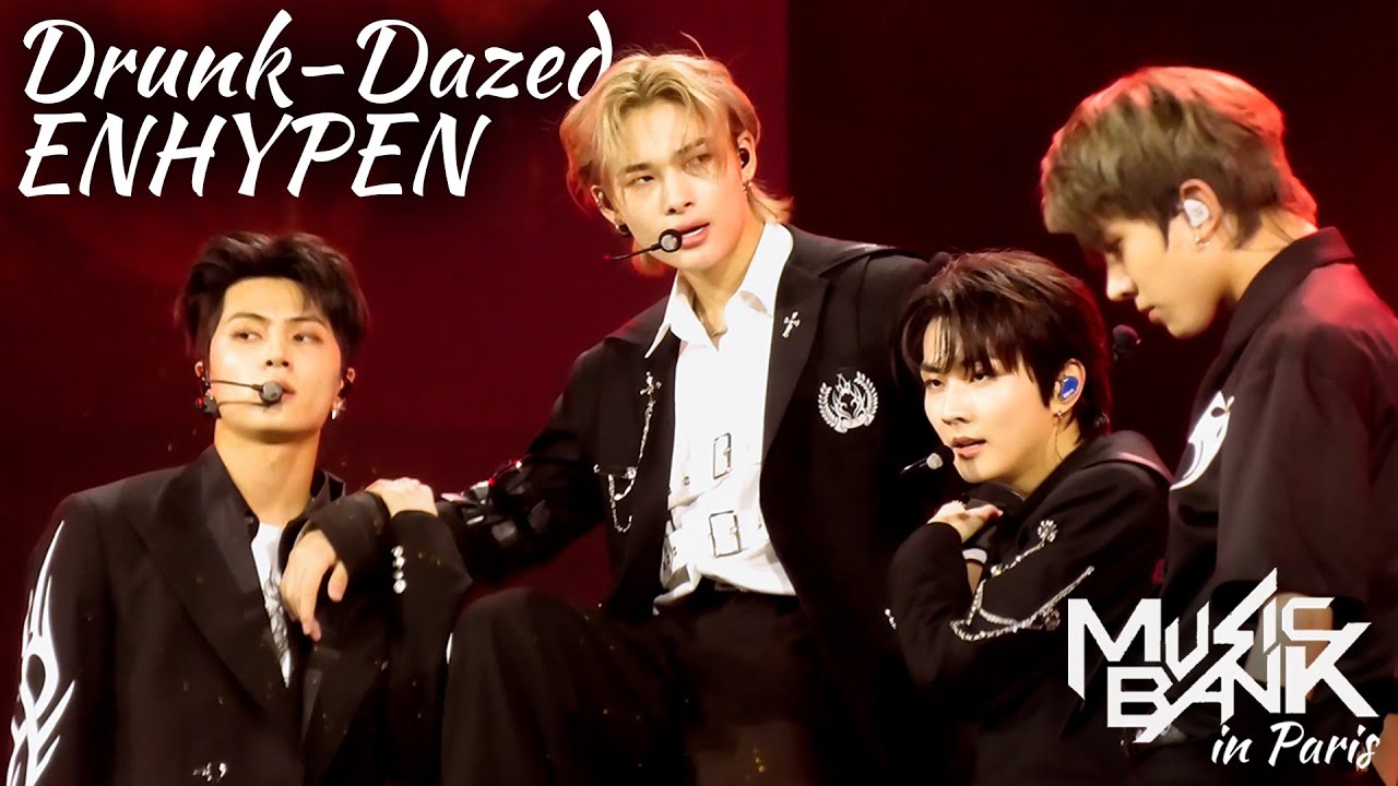 [4K] MUSIC BANK in PARIS - ENHYPEN 'Drunk-Dazed' FRONT STAGE  Fancam