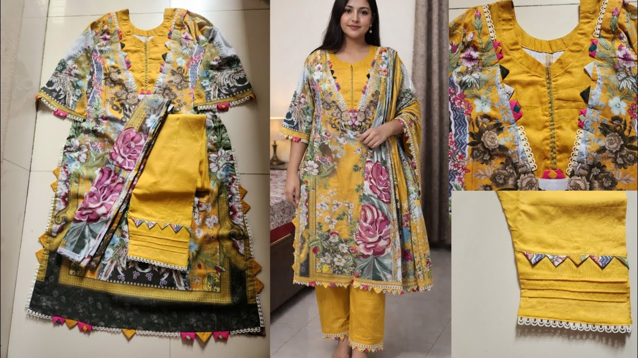 ঈদ স্পেশাল থ্রি পিস ডিজাইন / Lace kameez amd kurty design 