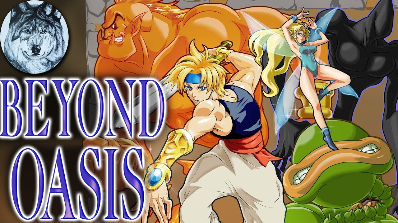 Beyond Oasis (Sega Mega Drive). Все 60 камней. Всё оружие. Ранг: Super Hero. Игры 90-х. Longplay