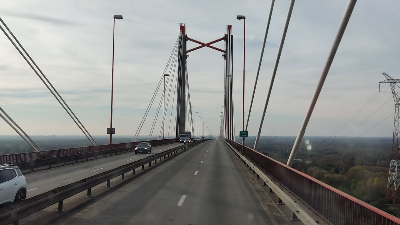 Pasamos por el puente de Zárate brazo largo
