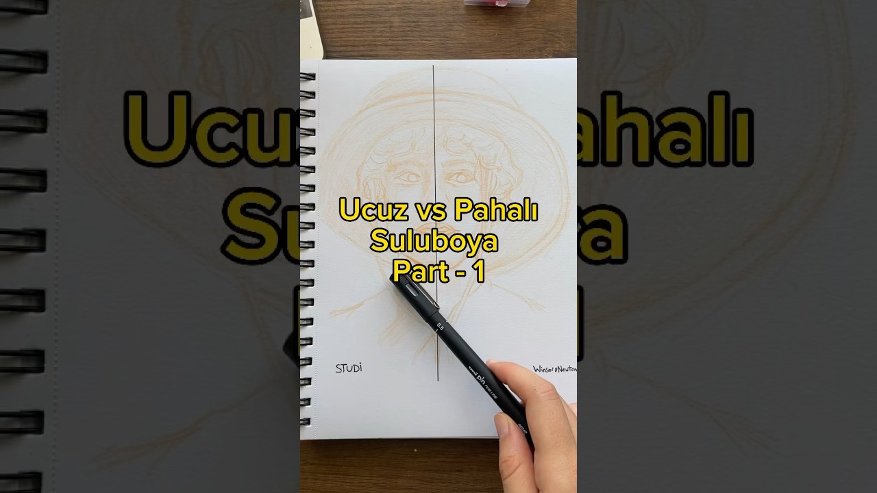 Ucuz vs Pahalı suluboya part1 #suluboya #bimakt&uuml;el #onepiecenetflix #&ccedil;izim