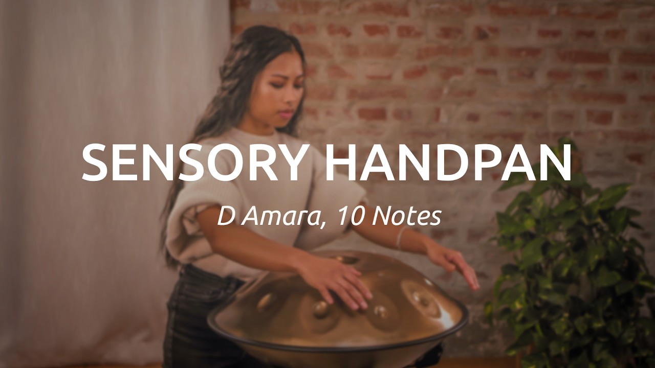 Sensory Handpan, 10 Notes D Amara, 440 Hz, Vintage Gold - HPSTL101 - Meinl Sonic Energy