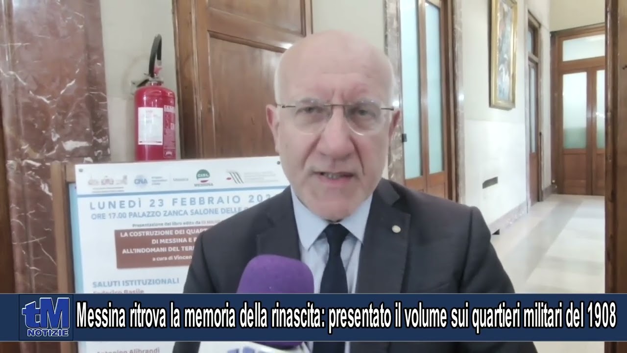 Messina ritrova la memoria della rinascita: presentato il volume sui quartieri militari del 1908