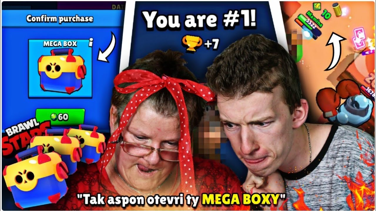 MAMINA HRAJE BRAWL STARS! 😂