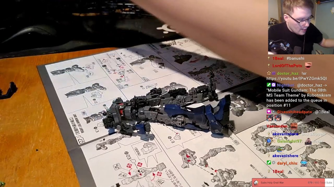First Gunpla Build Stream &ndash; 10/6/2022
