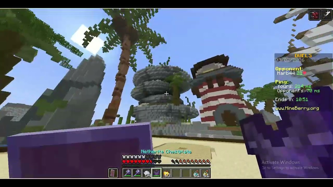 Mineberry Mace pvp
