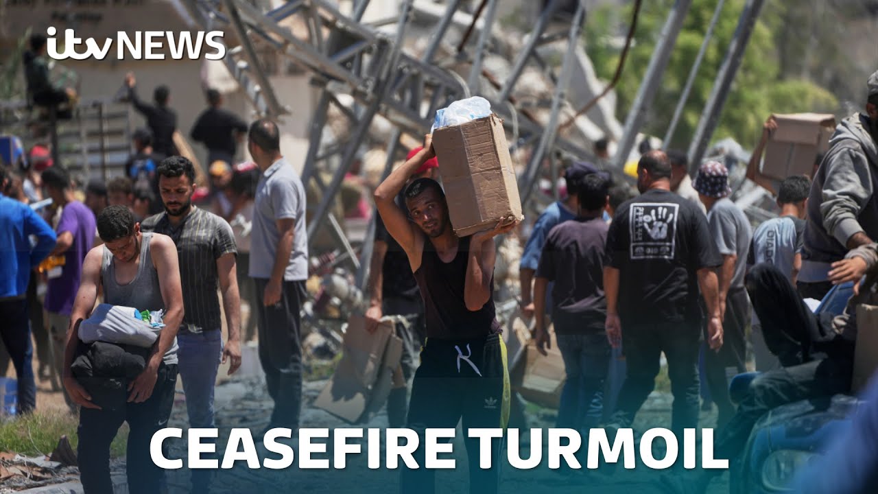 Israel accepts US ceasefire proposal for Gaza but Hamas gives cool response | ITV News