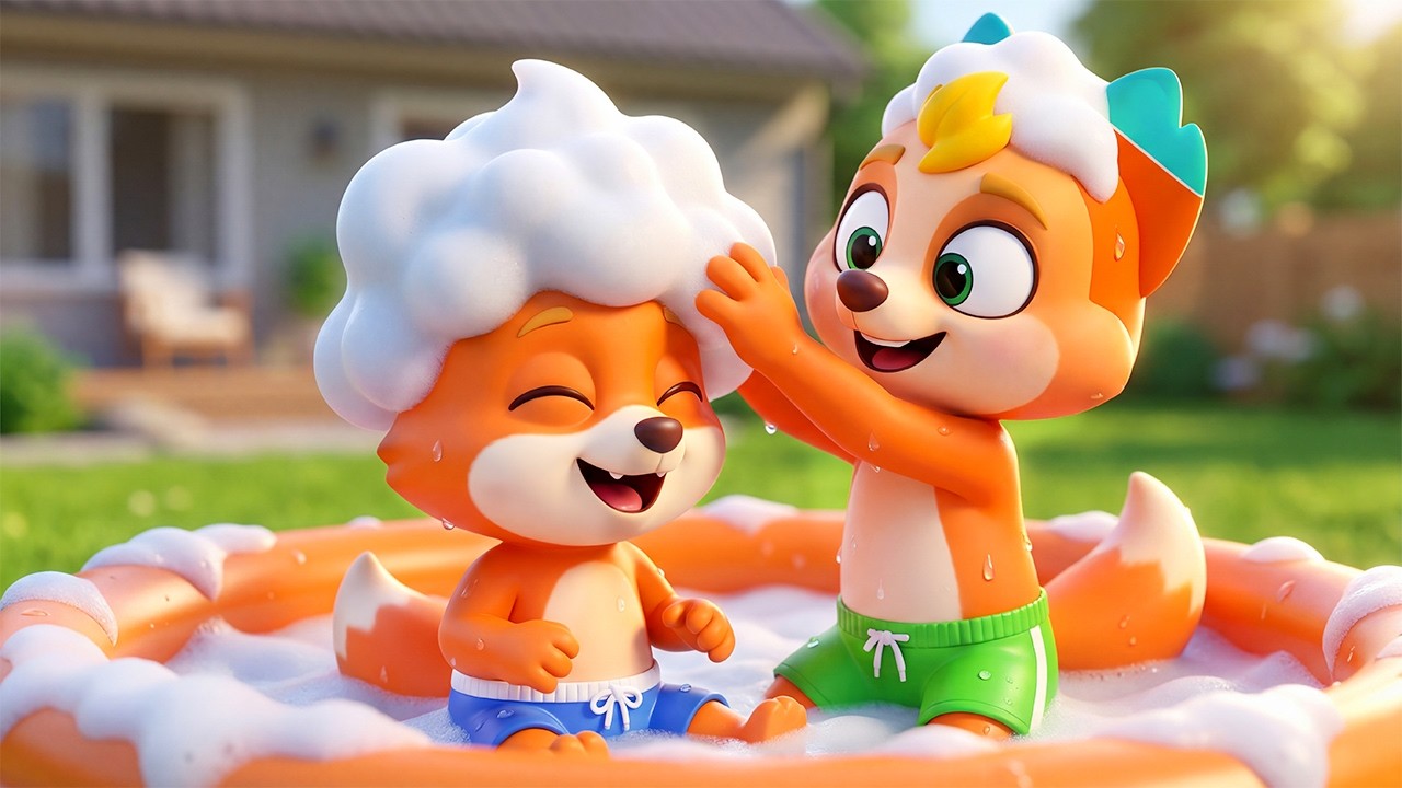 Bath Song | Fun Bath Time with Nuton & Lola | Kids Songs & Nursery Rhymes