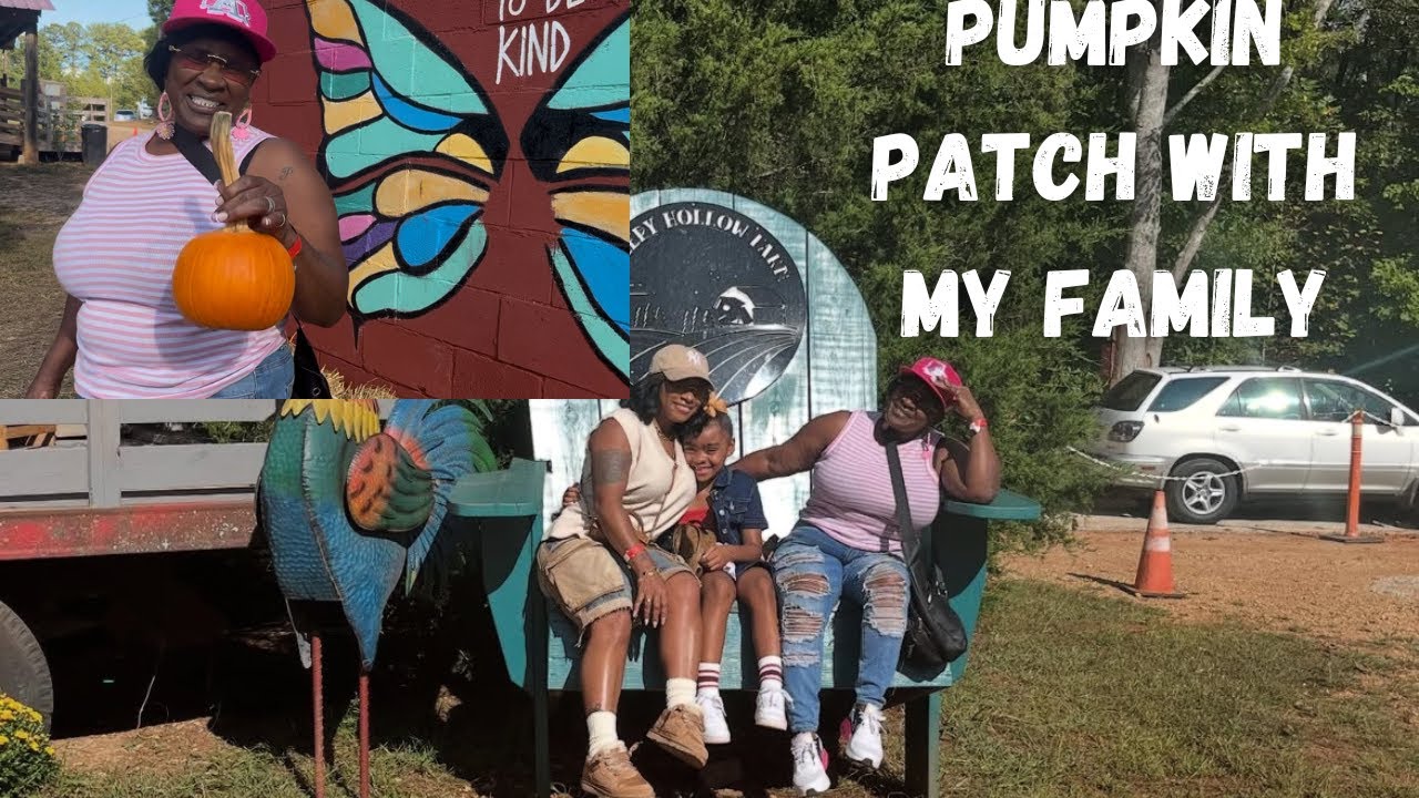 Мне очень понравилось на тыквенной грядке с семьей!