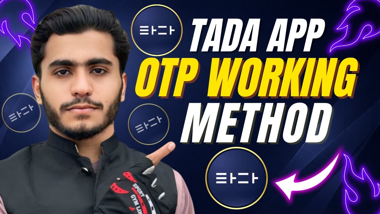 TADA App Otp Working Method | Tada App Pr Otp Kesy Lagaein | Otp Work Without Investment #otpwork