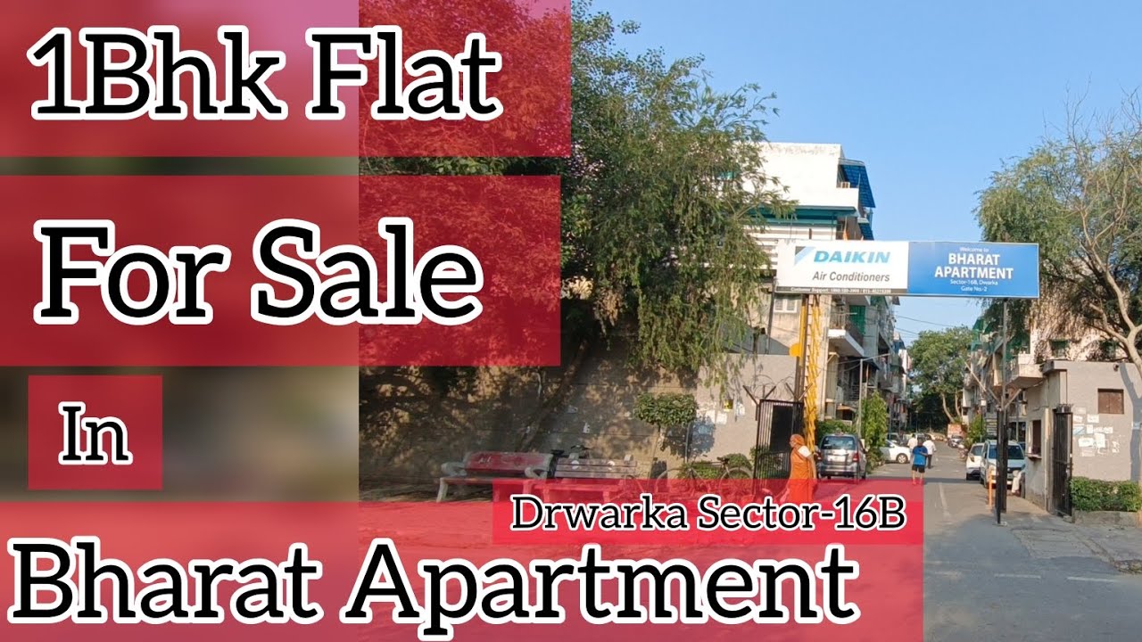 1Bhk Flat for Sale | in Bharat Apartment | Dwarka sector-16B | Extended Flat. price Negotiable.