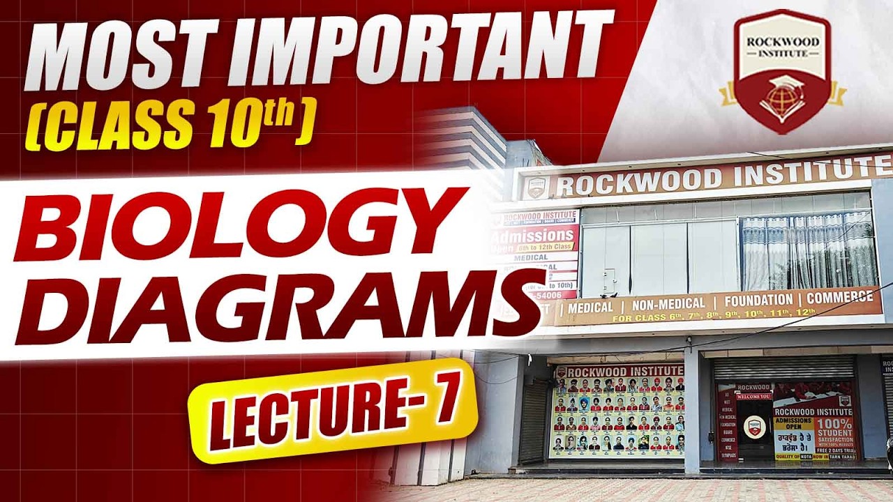 Lecture :- 7 I Class10 Biology Important Diagrams🔥100% Guaranteed Board Questions🚀Score Full Marks!