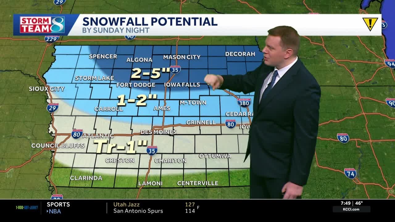 Iowa weather: Blizzard warning for northern Iowa as winter weather blasts in